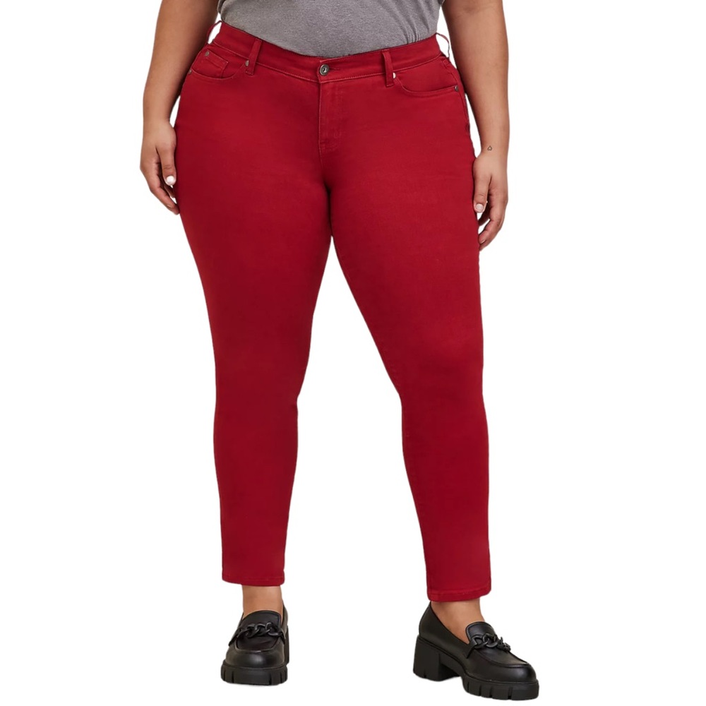 NWT Torrid Boyfriend Straight Vintage Stretch Mid-Rise Jean - Size: 12 - Picture 2 of 9